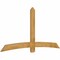 Ekena Millwork Bellingham Rough Sawn Timber Gable Bracket, Western Red Cedar, 96"W x 48"H x 2"D x 6"F, 12/12 Pitch GBW096X48X0206BEL00RWR - alternate 3